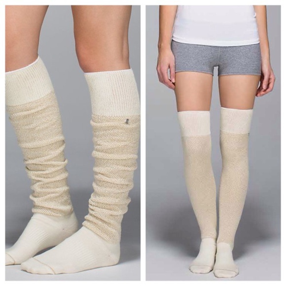 lululemon After Asana thigh high socks